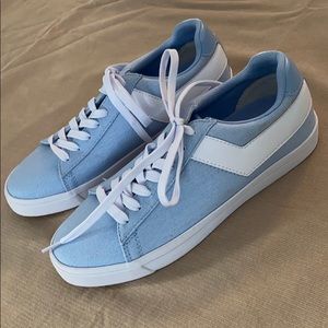 PONY Topstar Canvas Light Blue Low Sneakers 8